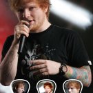 Ed Sheeran Licensed Live Performance Guitar Picks Set Display