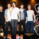 One Direction Horan Styles Licensed Live Performance Guitar Picks Set Display