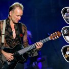 The Police Sting Licensed Live Performance Guitar Picks Set Display