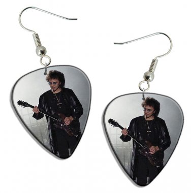 Black Sabbath Ozzy Guitar Pick Plectrum Playable Earrings Licensed Live Performance A