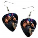 Blink 182 Guitar Pick Plectrum Playable Earrings Licensed Live Performance B