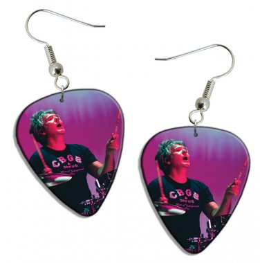 Blondie Guitar Pick Plectrum Playable Earrings Licensed Live Performance A