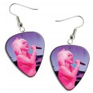 Blondie Guitar Pick Plectrum Playable Earrings Licensed Live Performance B