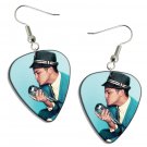 Bruno Mars Guitar Pick Plectrum Playable Earrings Licensed Live Performance B
