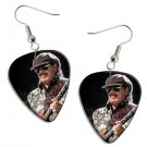 Carlos Santana Guitar Pick Plectrum Playable Earrings Licensed Live Performance B