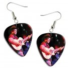 Clint Black Guitar Pick Plectrum Playable Earrings Licensed Live Performance A
