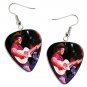Clint Black Guitar Pick Plectrum Playable Earrings Licensed Live Performance A
