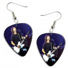 Foo Fighters Dave Grohl Guitar Pick Plectrum Playable Earrings Licensed Live Performance A