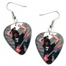 Foo Fighters Dave Grohl Guitar Pick Plectrum Playable Earrings Licensed Live Performance C