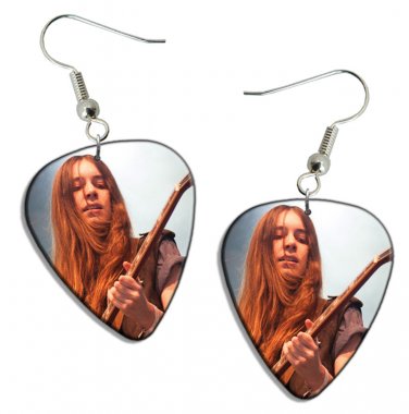 Haim Guitar Pick Plectrum Playable Earrings Licensed Live Performance B