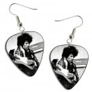 Jimi Hendrix Guitar Pick Plectrum Playable Earrings Licensed Live Performance A