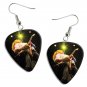 Megadeth Dave Mustaine Guitar Pick Plectrum Playable Earrings Licensed Live Performance B