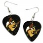 Mumford & Sons Marcus Mumford Guitar Pick Plectrum Playable Earrings Licensed Live Performance C