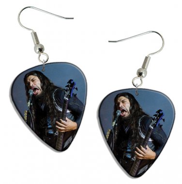 Metallica Guitar Pick Plectrum Playable Earrings Licensed Live Performance A