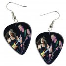 Metallica Guitar Pick Plectrum Playable Earrings Licensed Live Performance B