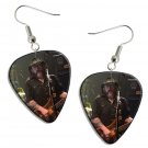 Motorhead Lemmy Guitar Pick Plectrum Playable Earrings Licensed Live Performance A