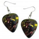 Motorhead Lemmy Guitar Pick Plectrum Playable Earrings Licensed Live Performance B