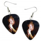 Nine Inch Nails Trent Reznor Guitar Pick Plectrum Playable Earrings Licensed Live Performance A