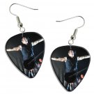 Nine Inch Nails Trent Reznor Guitar Pick Plectrum Playable Earrings Licensed Live Performance C