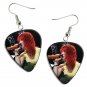 Paramore Hayley Williams Guitar Pick Plectrum Playable Earrings Licensed Live Performance C