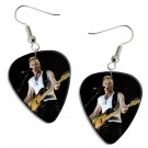The Police Sting Guitar Pick Plectrum Playable Earrings Licensed Live Performance C