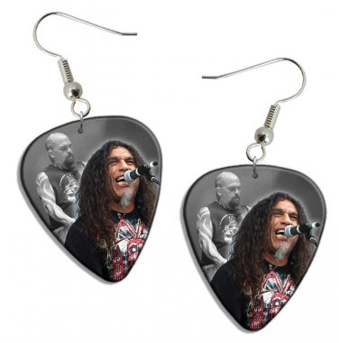 Slayer Guitar Pick Plectrum Playable Earrings Licensed Live Performance B