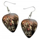 Slipknot Guitar Pick Plectrum Playable Earrings Licensed Live Performance B