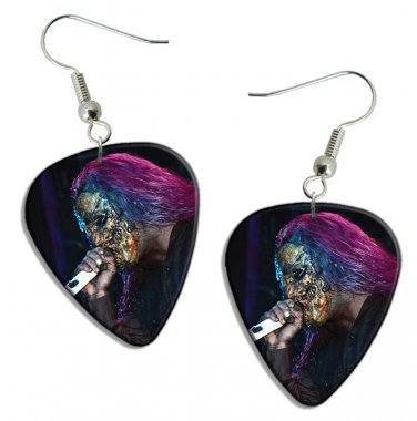 Slipknot Guitar Pick Plectrum Playable Earrings Licensed Live Performance C