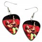 Steel Panther Michael Starr Guitar Pick Plectrum Playable Earrings Licensed Live Performance B