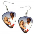 The Black Eyed Peas Guitar Pick Plectrum Playable Earrings Licensed Live Performance B