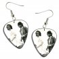 The Doors Jim Morrison Guitar Pick Plectrum Playable Earrings Licensed Live Performance C