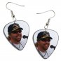 Toby Keith Guitar Pick Plectrum Playable Earrings Licensed Live Performance A