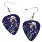 Toby Keith Guitar Pick Plectrum Playable Earrings Licensed Live Performance B