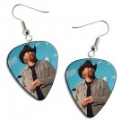 Toby Keith Guitar Pick Plectrum Playable Earrings Licensed Live Performance C