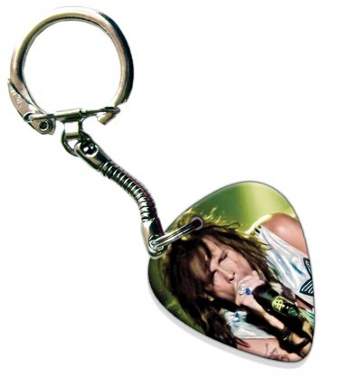Aerosmith Steven Tyler Guitar Pick Plectrum Playable Key Ring Licensed Live Performance B