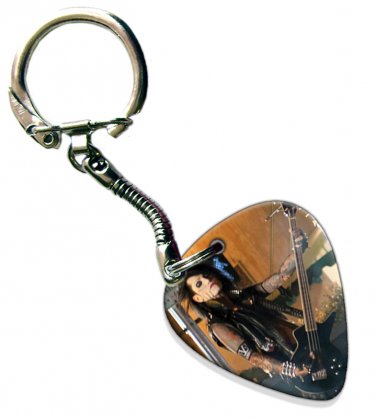 Black Veil Brides Andy Biersack Guitar Pick Plectrum Playable Key Ring Licensed Live Performance C