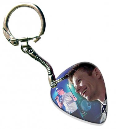 Fun Guitar Pick Plectrum Playable Key Ring Licensed Live Performance B