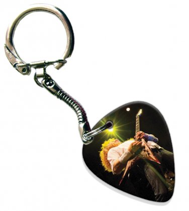 Megadeth Dave Mustaine Guitar Pick Plectrum Playable Key Ring Licensed Live Performance B