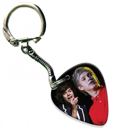 One Direction Guitar Pick Plectrum Playable Key Ring Licensed Live Performance B