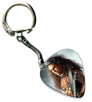 Slayer Guitar Pick Plectrum Playable Key Ring Licensed Live Performance C