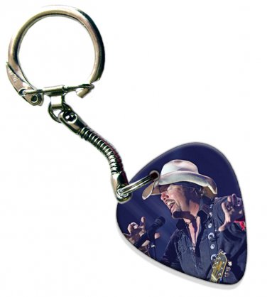 Toby Keith Guitar Pick Plectrum Playable Key Ring Licensed Live Performance B