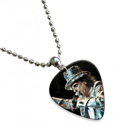 Alice Cooper Guitar Pick Plectrum Chain Playable Necklace Licensed Live Performance C
