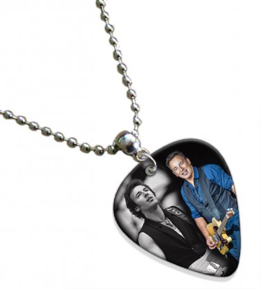 Bruce Springsteen Guitar Pick Plectrum Chain Playable Necklace Licensed Live Performance B