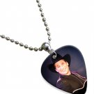 Clint Black Guitar Pick Plectrum Chain Playable Necklace Licensed Live Performance C