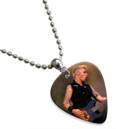 Green Day Guitar Pick Plectrum Chain Playable Necklace Licensed Live Performance A