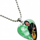 Green Day Guitar Pick Plectrum Chain Playable Necklace Licensed Live Performance B
