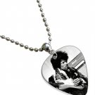 Jimi Hendrix Guitar Pick Plectrum Chain Playable Necklace Licensed Live Performance A
