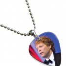 Jon Bon Jovi Guitar Pick Plectrum Chain Playable Necklace Licensed Live Performance C