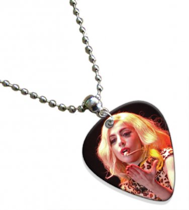 Lady Gaga Guitar Pick Plectrum Chain Playable Necklace Licensed Live Performance C