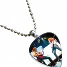 Megadeth Dave Mustaine Guitar Pick Plectrum Chain Playable Necklace Licensed Live Performance A
